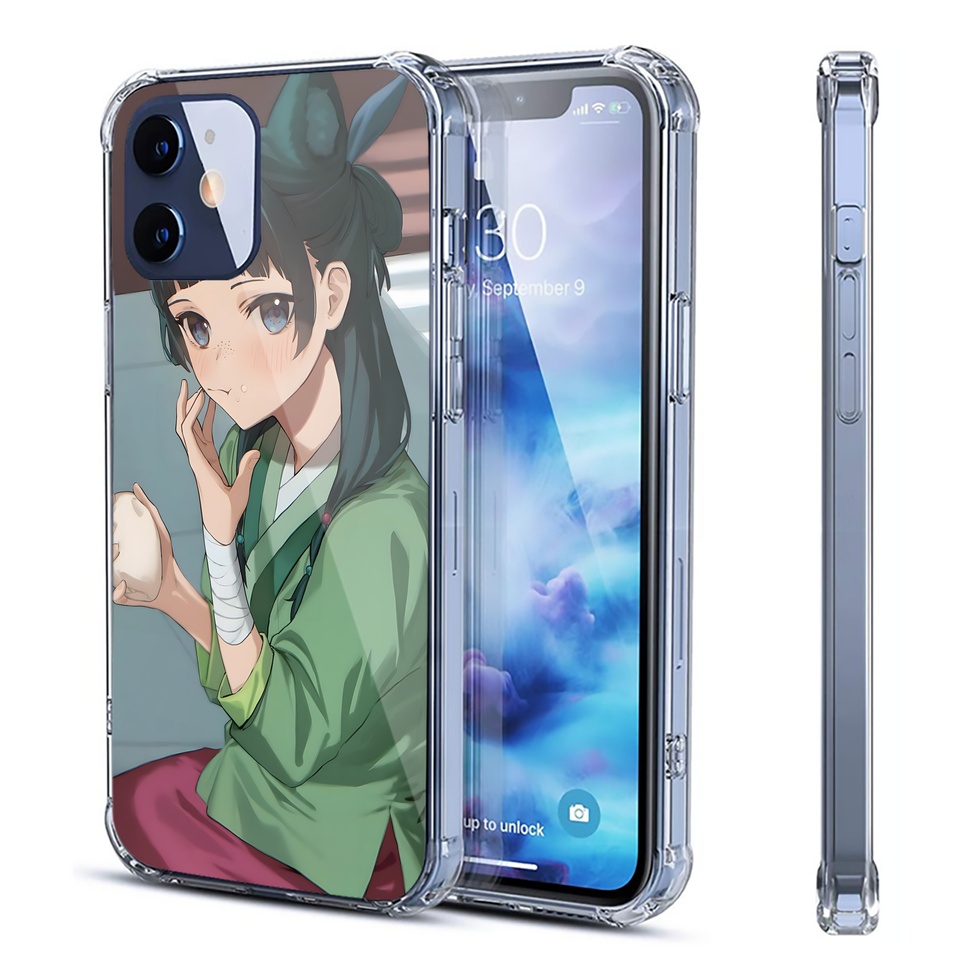 （画像用） 薬屋のひとりごと The Apothecary Diaries 【iPhone 12シリーズ対応】透明スマホケース（クリアソフトケース）